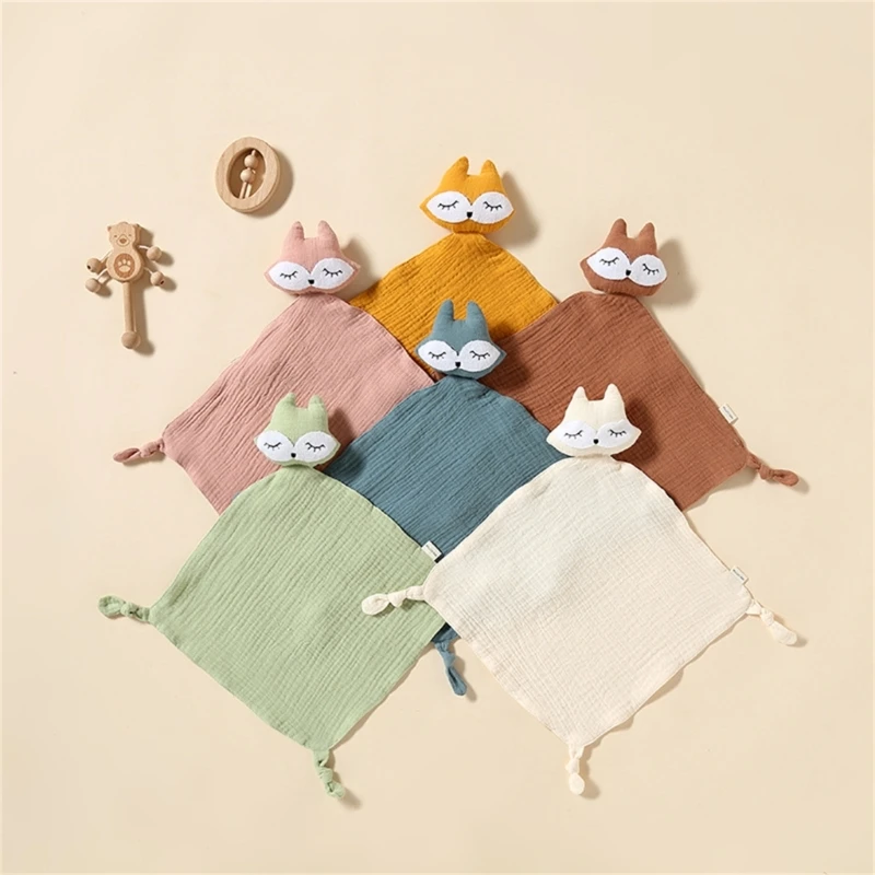 

Детское успокаивающее полотенце, Мягкое хлопковое Прорезыватель для зубов для малышей, удобное одеяло для кормления младенцев