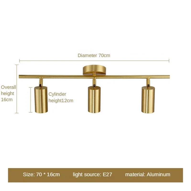 

Золото Точечный светильник светодиодный потолочный светильник Nordic Минималистский светильник ing светильники Алюминий E27 жизни Спальня Бар Крытый Настенный декор настенные светильники