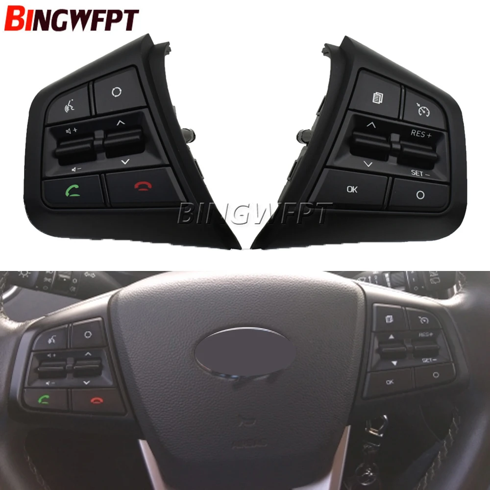 

Оригинальные стильные кнопки управления круиз-контролем на руль для Hyundai Creta ix25, автомобильные аксессуары