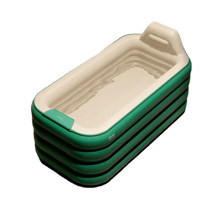 

Organizer Bubble Bathtub Spa Inflatable Adults Storage Pliable Bathtub Seat Woman Free Shipping Ducha Portatil Bathroom Supplies