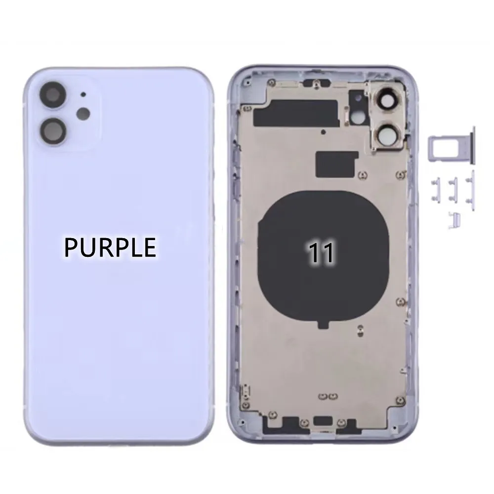 

1pcs suitable for Apple 11 back case with battery cover tape middle frame ➕SIM tray ➕ side key ➕ tool ➕ adhesive