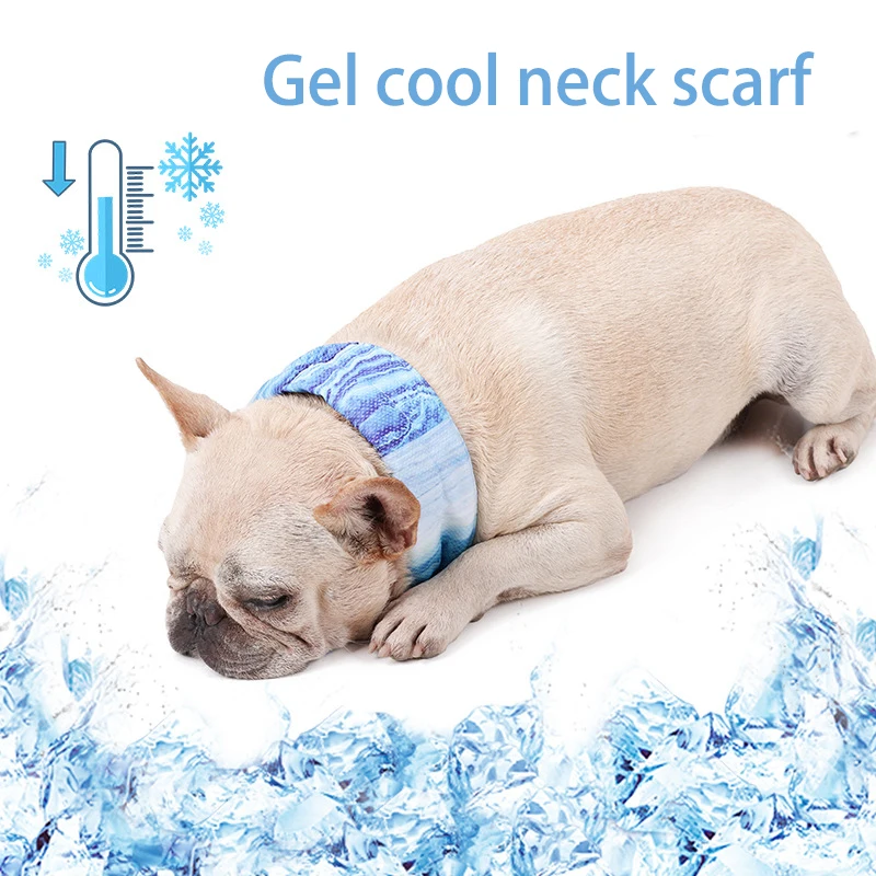 

Ошейник для собак летом, чтобы предотвратить нагрев, чтобы охладить кошачий лед, ошейники для домашних собак, ледяные шарфы, наружные теплов...