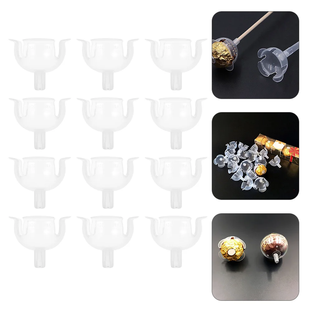 

Chocolate Holder Base Candy Bouquet Round Truffle Clear Cup Flower Box Support Tray Wrappers Balloon Cups Stick Stand Case