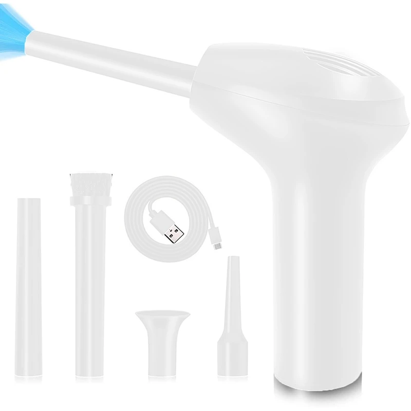 

Беспроводной сжатый Пыльник для компьютеров: для очистки автомобильного ноутбука, перезаряжаемая батарея 7500 мАч, USB Пыльник