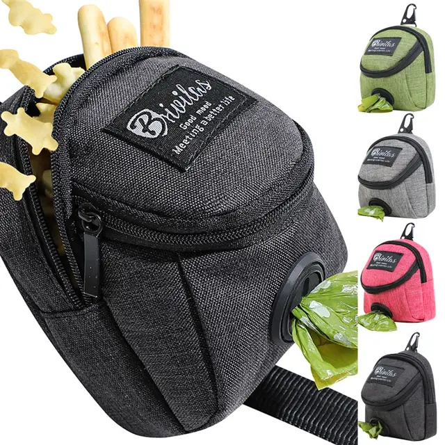 Pet Dog treat pouch Multifunction Portable Dog training bag Outdoor Travel Dog Poop Bag Dispenser Durable Pet accessories 4
