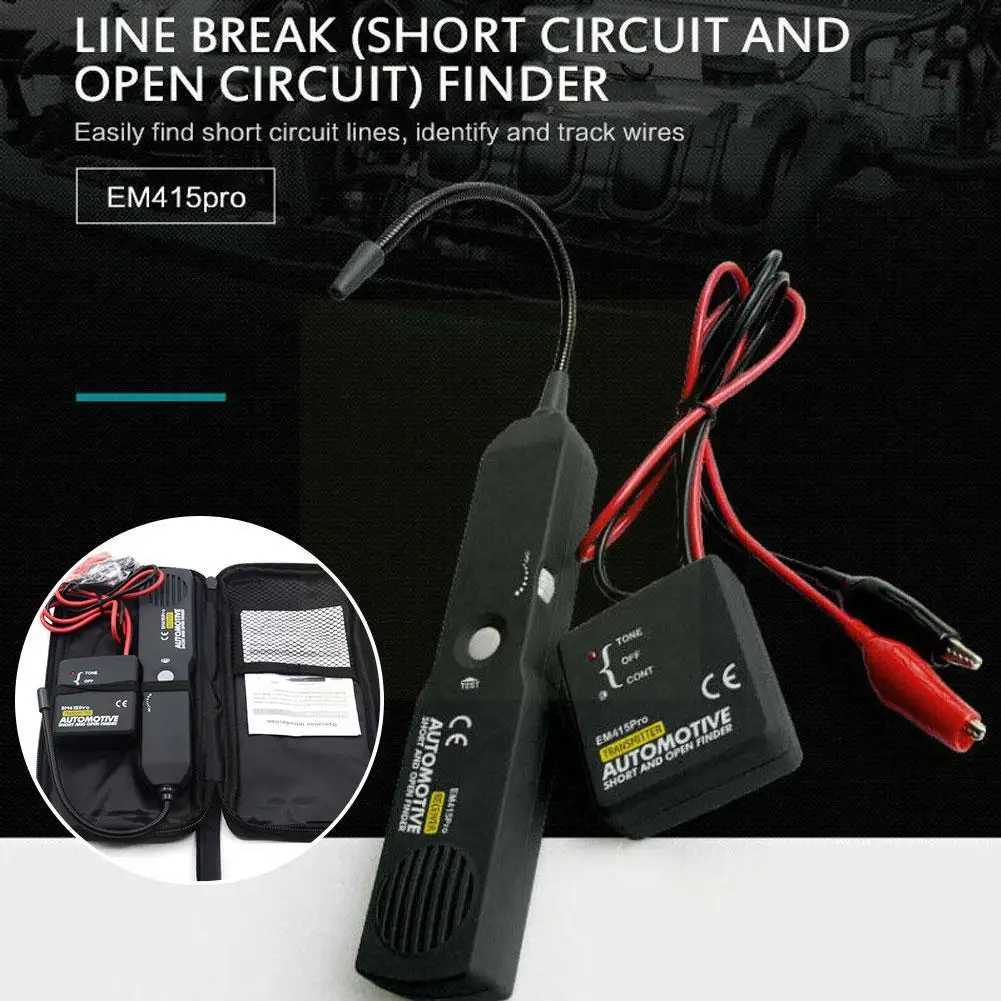 

Car Circuit Scanner Digital Diagnostic Tool Automotive And Short Finder Tracker Wire Ship Tester Suv Open Tractor Truck Cab Y4b8