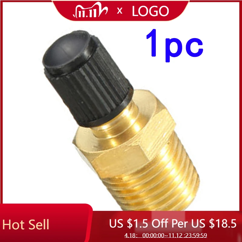 

Newly 1/4 Inch NPT Solid Nickel Plated Brass Air Compressor Tank Fill Valve High Quality Male NPT Standard Thread Core