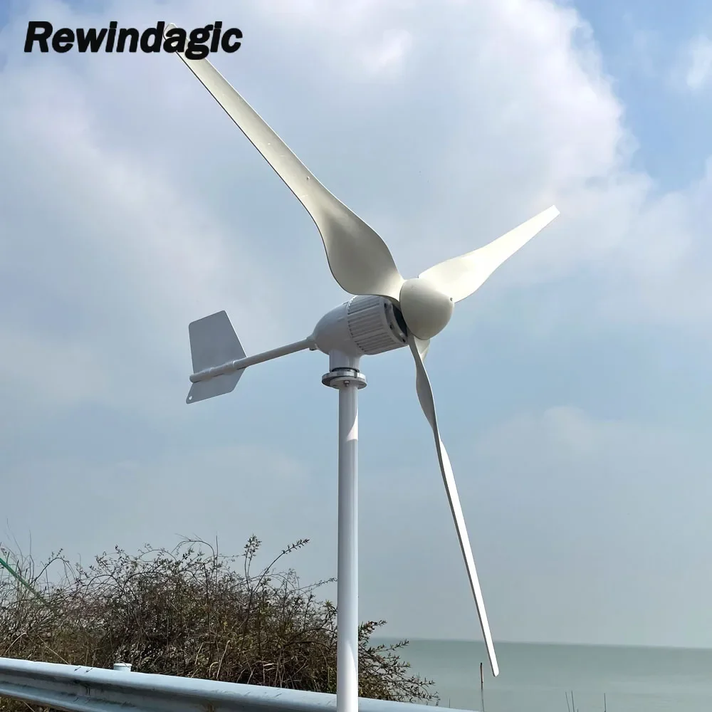 Мощный турбинный генератор на 10 кВт с завода в Китае для домашней фермы 10000 Вт 24 В