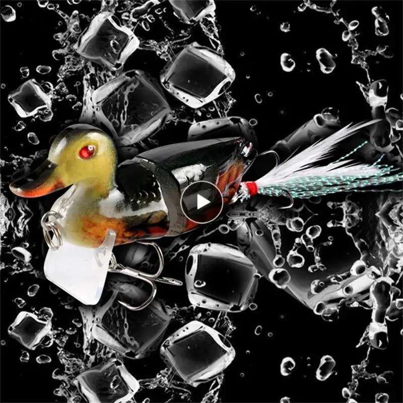 

Floating Artificial Bait Fishing Tools Artificial Duck Multi-section Bait 3d Stupid Duck Fishing Lure Simulation Fake Bait
