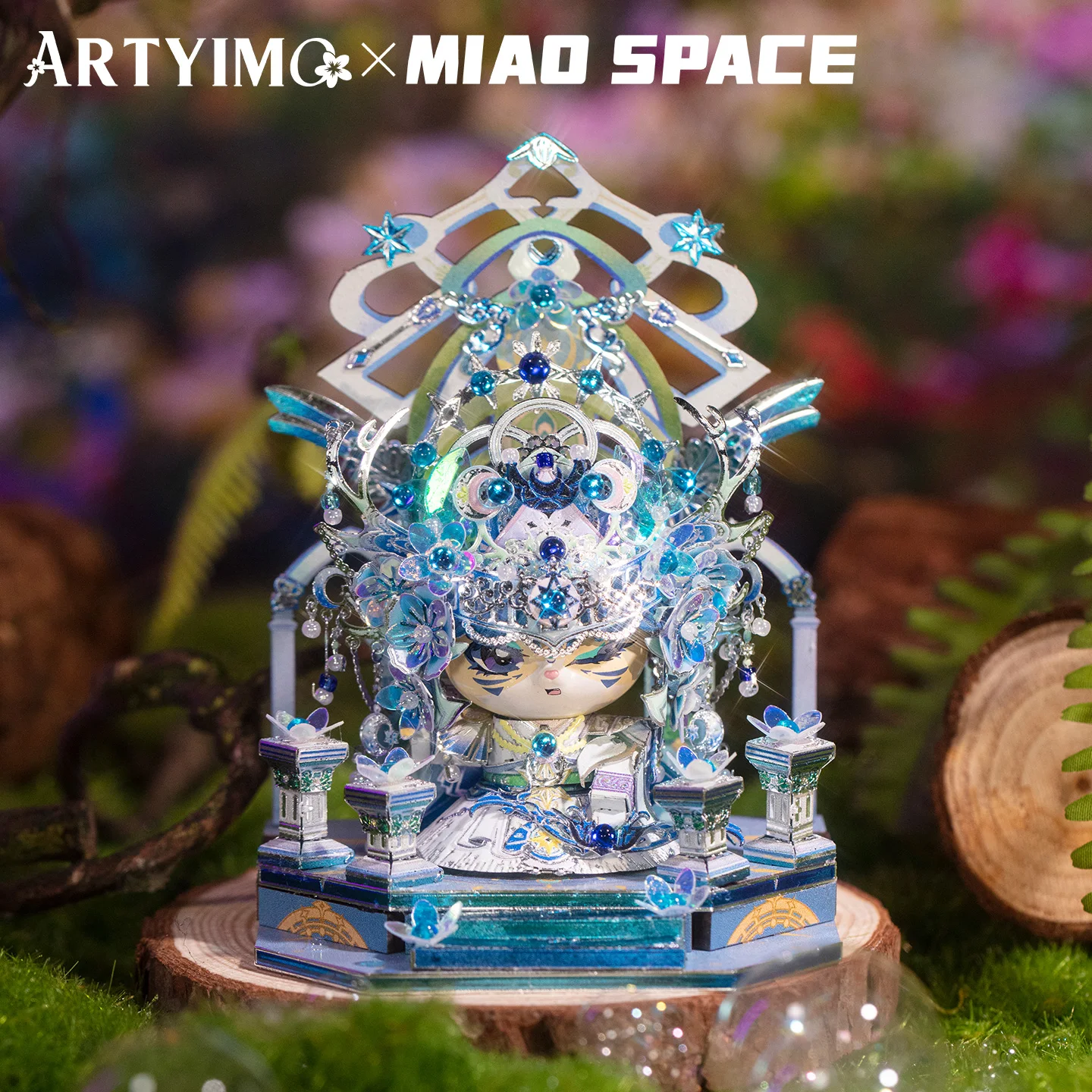 Фото ARTYIMO Artemis MIAO 3D металлическая головоломка, набор для самостоятельной сборки, головоломка-тестер на логику, украшение для стола, подарок на Рождество, Хэллоуин, день рождения, коллекционный предмет №1