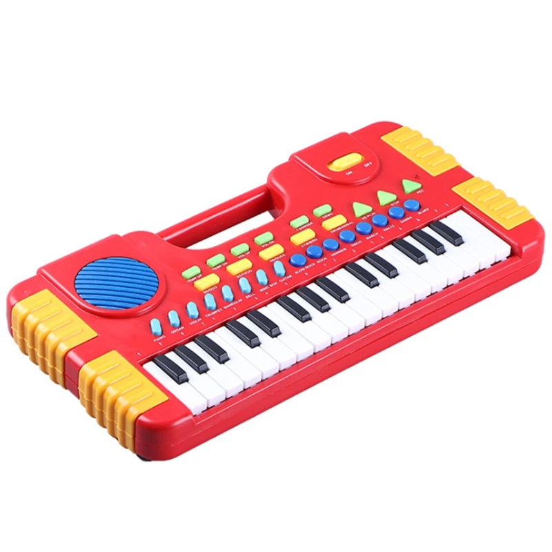 

Детские музыкальные игрушки, 31 клавиша, детский музыкальный портативный инструмент, электронная клавиатура пианино, обучающие игрушки для ...