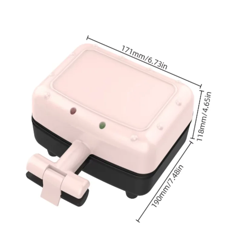 220V/110V мини бутербродница с двухсторонним нагревом Завтрак машина сэндвич