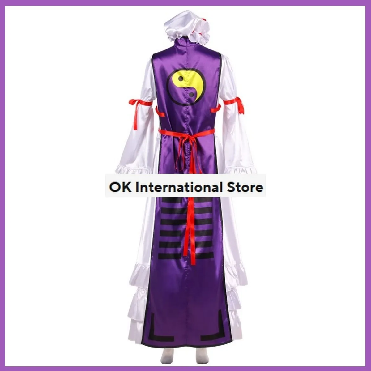 Женский костюм для косплея фиолетовый принцессы с юбкой
