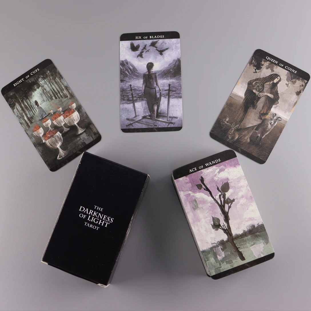 

78 шт. Оригинальные Карты Таро темноты светильник палуба Настольная Игра настольная игра подарок предсказание на удачу