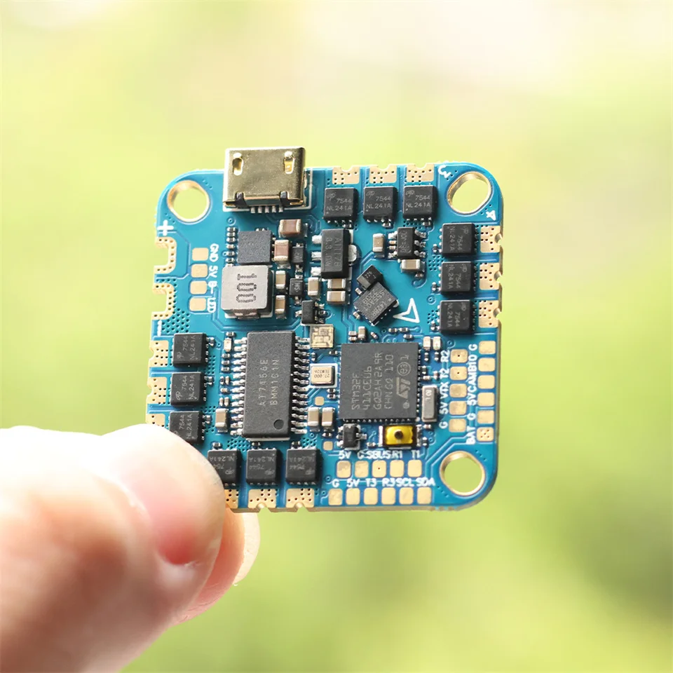 Контроллер полета HAKRC F4 AIO F411 ICM42688, 2-5S, RGB-подсветка, 5 В/1,5 А, BEC, барометр OSD 20A ESC Dshot600 F411D, комплект рамы для дрона