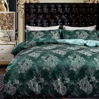 satin duvet cover queen bedding set of sheets anti silk solid color jacquard bed bath and table blanket christmas bedsheets beds