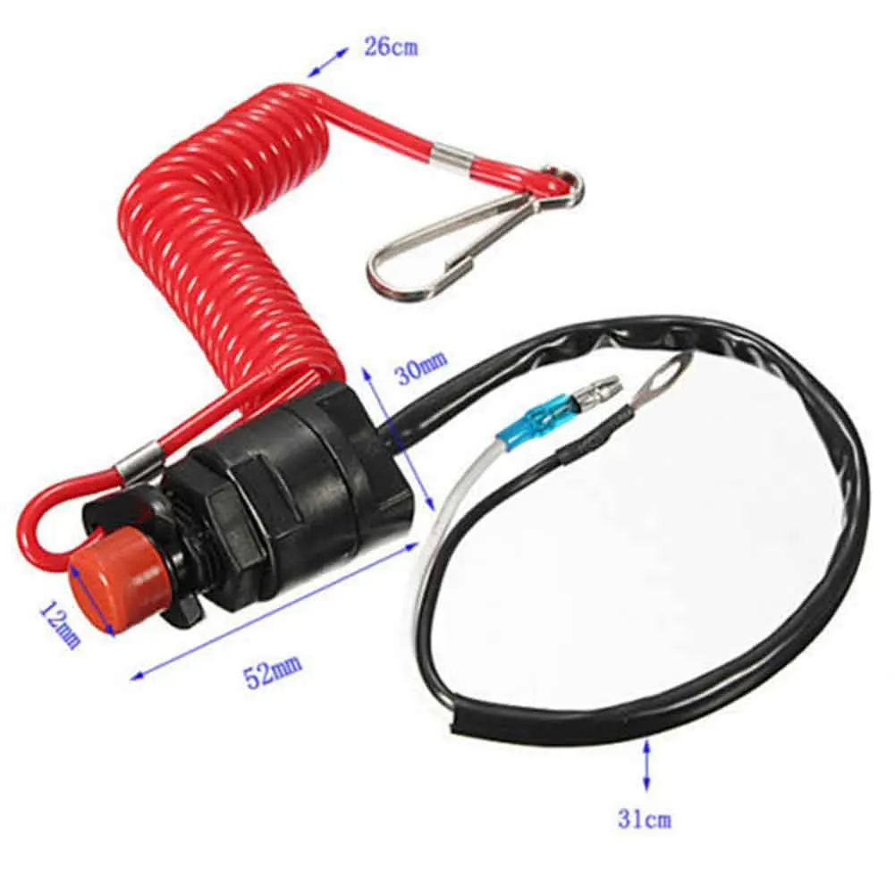 

Boat Motor Emergency Kill Stop Switch Accessories For Tohatsu Outboard Stop KillN3E2 Emergency Switch Tool For Engines Component