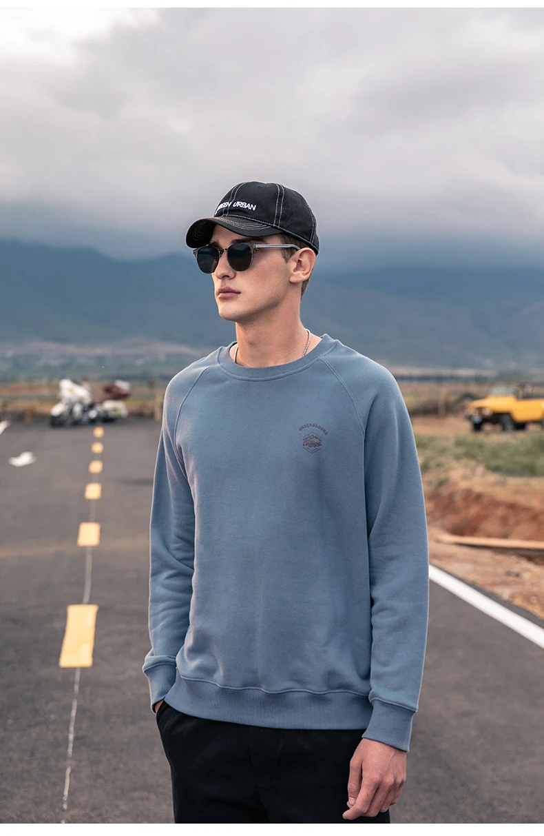 

1628 casual round neck autumn raglan sleeve top student print pullover Sweatshirts