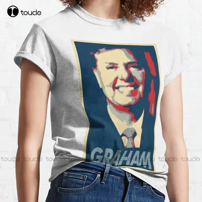 Lindsey-Graham Political Parody Classic T-Shirt Red Shirts Custom Aldult Teen Unisex Digital Printing Tee Shirts Pure Cotton New
