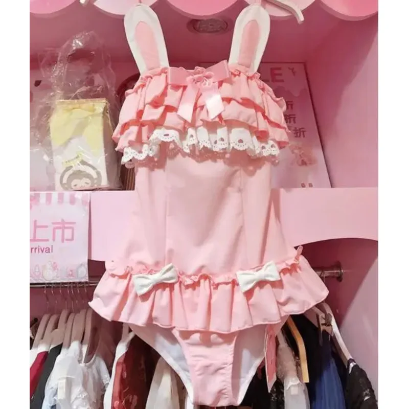 Купальник Sukuizu Женский милый купальный костюм в японском стиле аниме для косплея