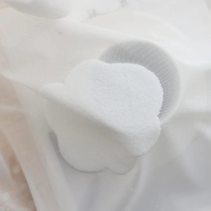 Роскошные однотонные тюлевые занавески для досуга FISH TOWN элегантные прозрачные