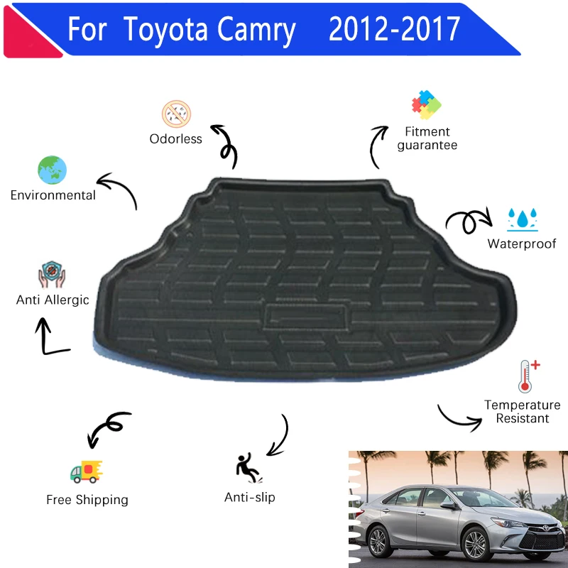Коврик для багажника автомобиля Toyota Camry 50 Daihatsu Altis 2012 ~ 2017 коврик из ЭВА
