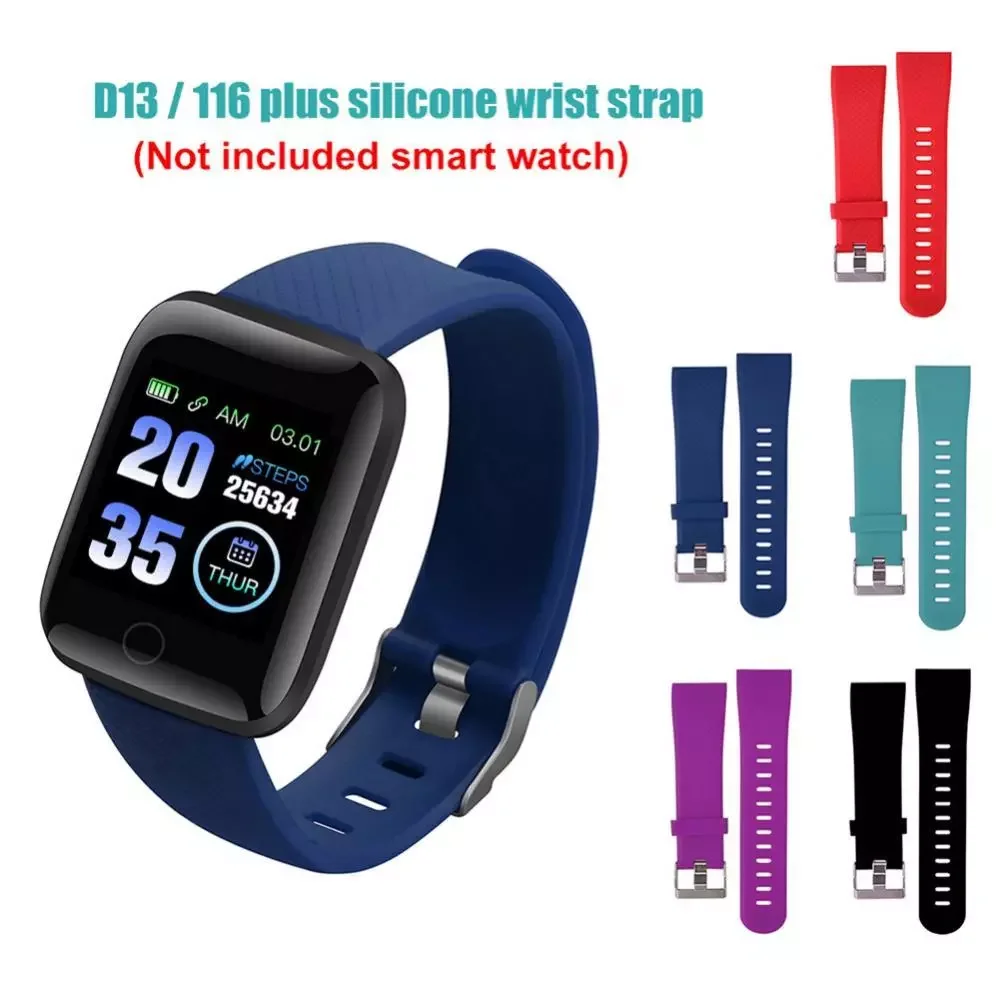 

Silicone Soft Watchband Wrist Strap for 16 Plus/D13 Smart Watch Replacement band ремешок для смарт часов