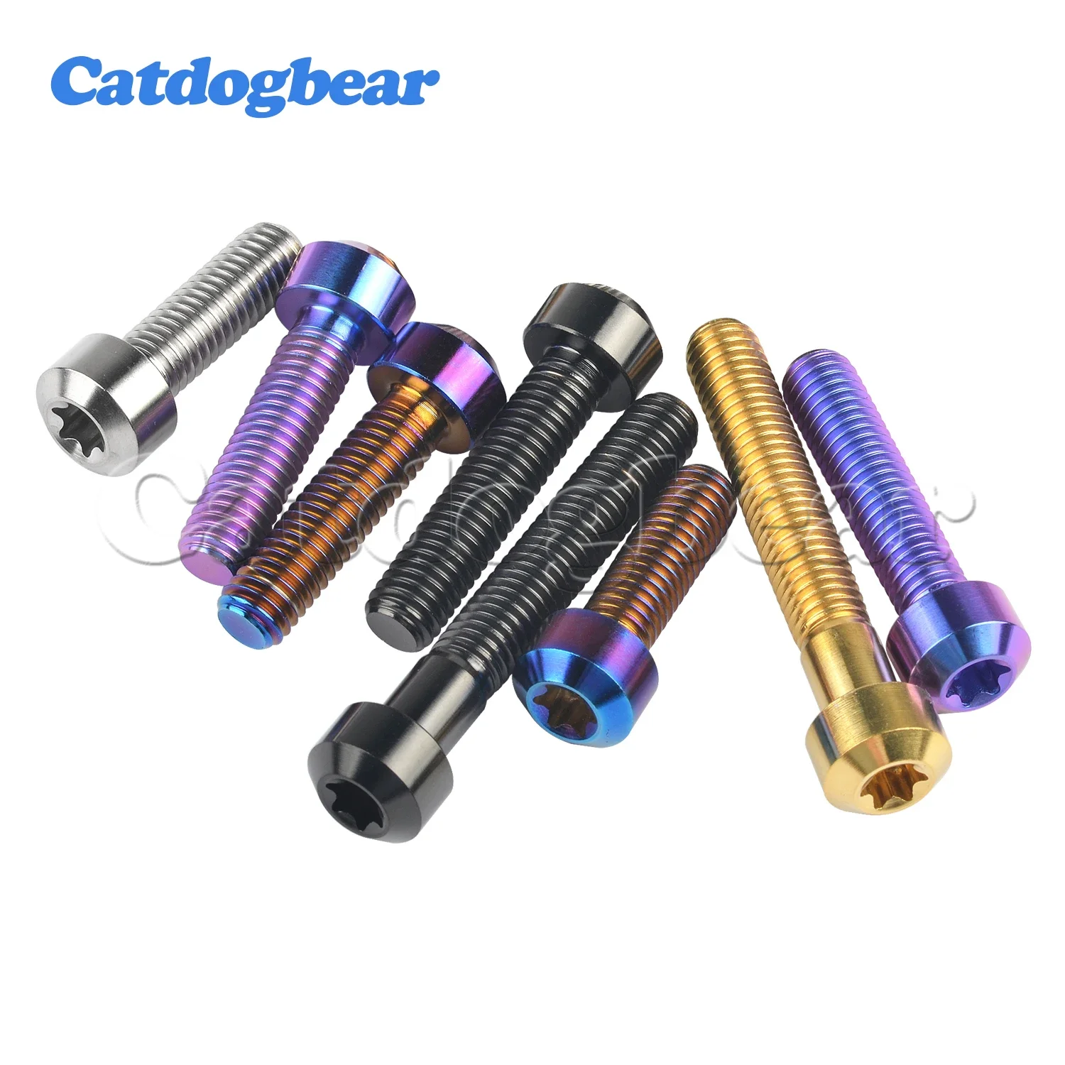 Титановый болт Catdogbear M8 x 10 15 20 25 30 35 40 45 50 мм с гайкой Torx T40 для мотоциклов и автомобилей (для тюнинга) (art.: 3920db43281de) - 3920db43281de