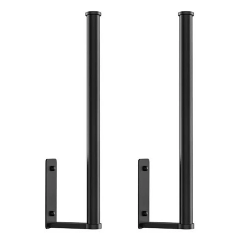 

2X Wall Mount Toilet Paper Holder Bathroom Kitchen Roll Paper Tissue Towel Rack Hotel Toilet Roll Paper Towel Holder