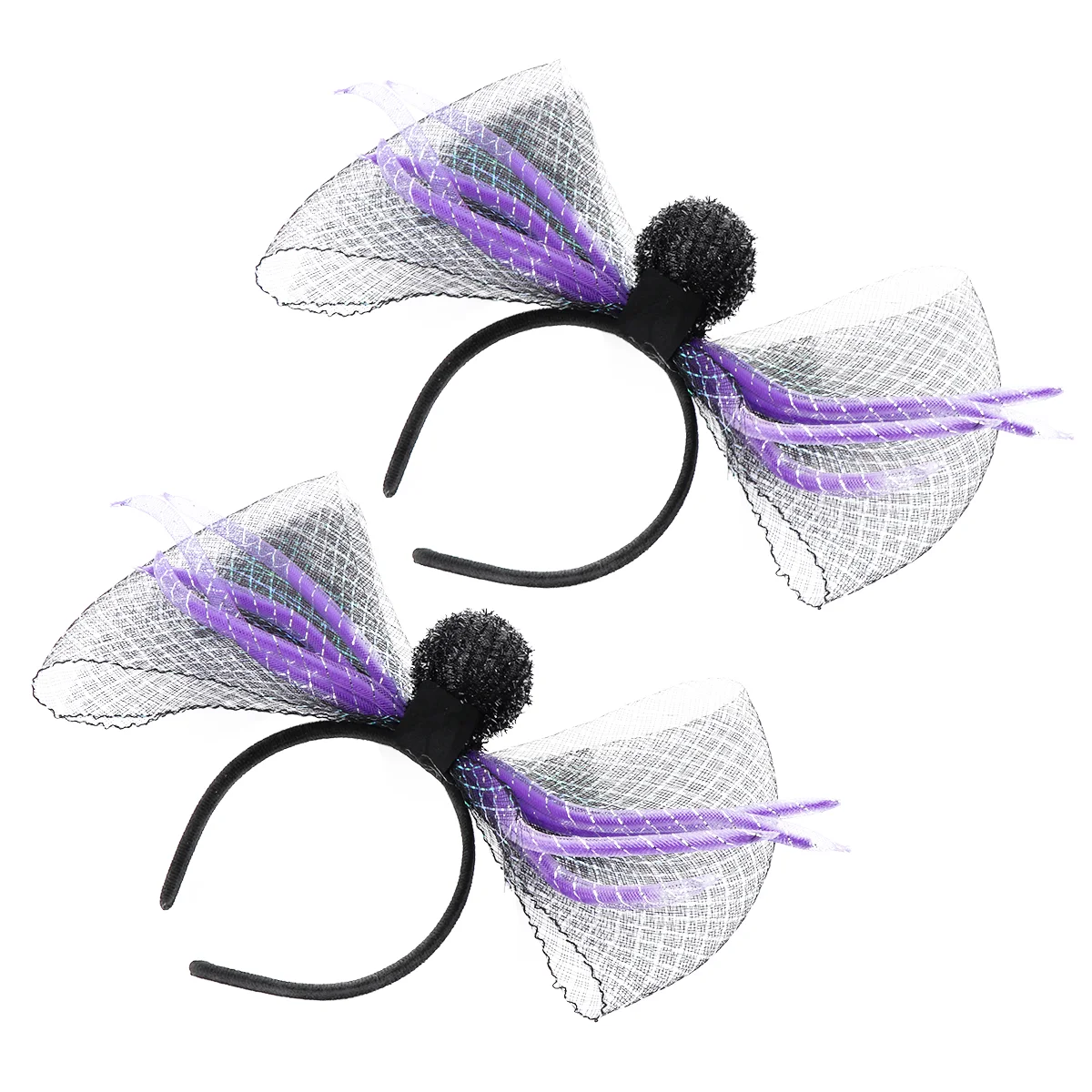 

Hairspider Hoop Headband Decoration Headdress Festival Lace Band Party Favor Costume Bow Headpiece Kids Hairbandsmasquerade