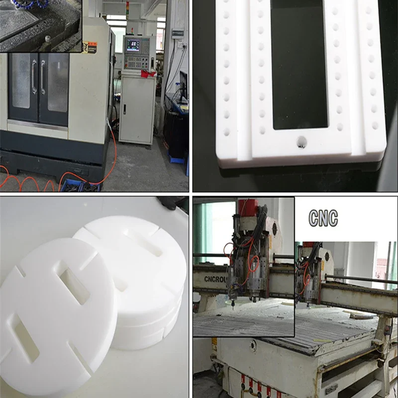 Пластина полиоксиметиленовая для ЧПУ лист белого и черного цвета из твердого