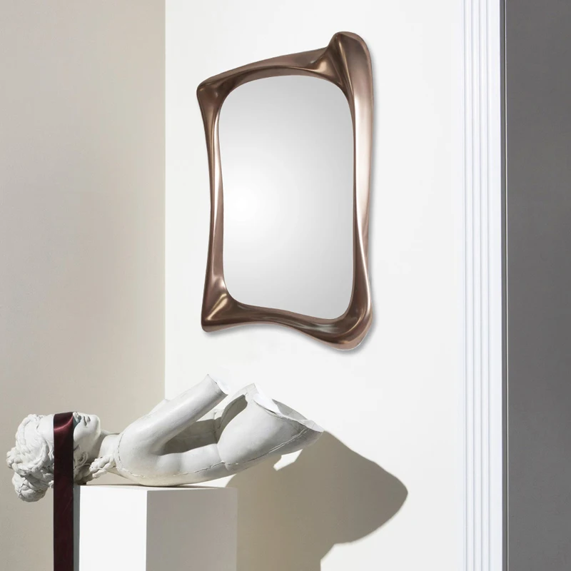 

Декоративное зеркало для селфи, туалетный столик, поделки, длинное настенное зеркало для ванной и душа, косметика, эстетический стильный светильник для дома YX50DM
