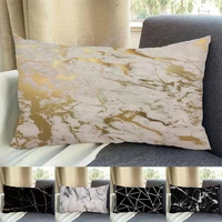 2022 geometric marble texture abstract pillow rectangular pillow sofa cushion waist plush cushion pillowcase pillow core 3050cm