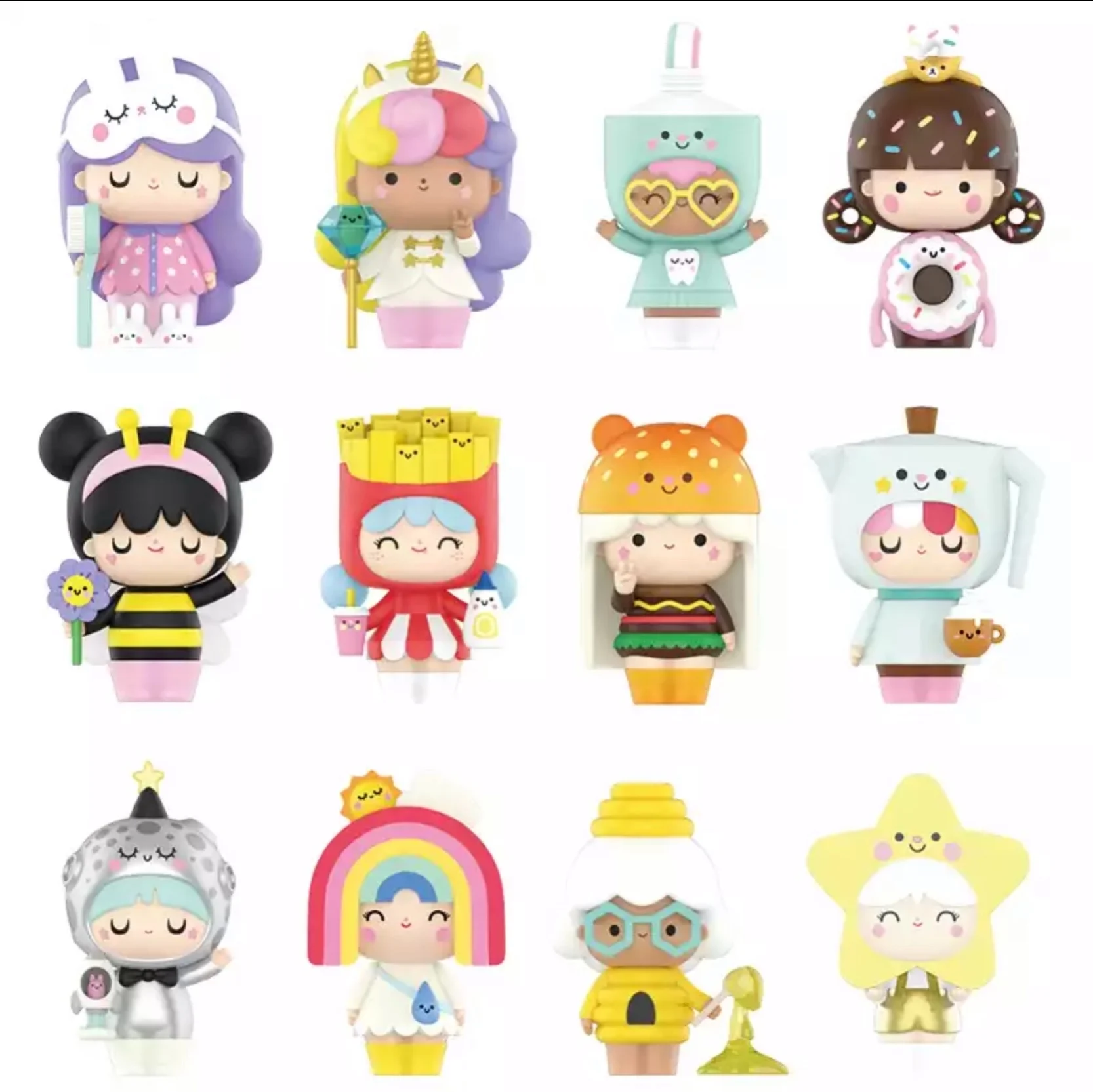 Продажа Милая аниме-фигурка, подарок, коробка сюрпризов, оригинальная серия POP MART Momiji Buddy, детские игрушки, модель подтверждена стилем Купить Милая аниме-фигурка, подарок, коробка сюрпризов, оригинальная серия POP MART Momiji Buddy, детские игрушки, модель подтверждена стилем