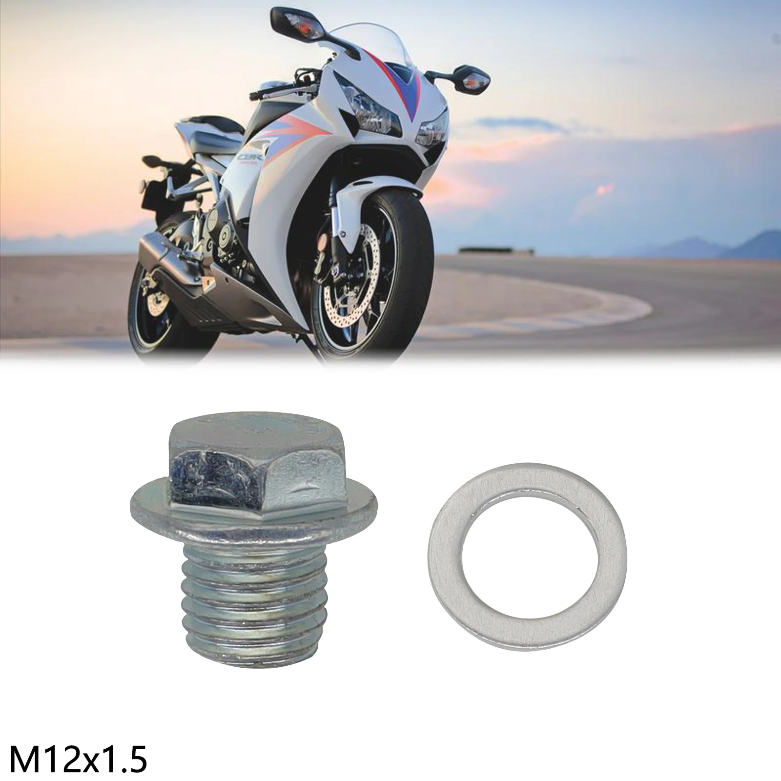 M12 * 1,5 пробка для слива масла двигателя болт гайка шайба заменяет 92800-12000 для Honda CB250 CM250C CR250M CB350F CB400F аксессуары