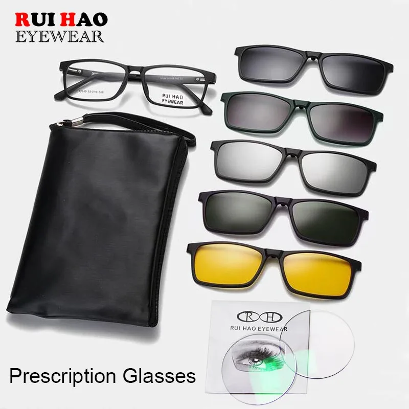 Индивидуальные Рецептурные очки TR90 рецептурная оправа для очков с 5 шт. зажимами