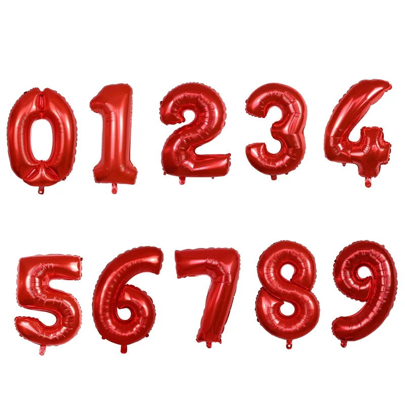 

Воздушный шар 32 дюймов с цифрами для праздника