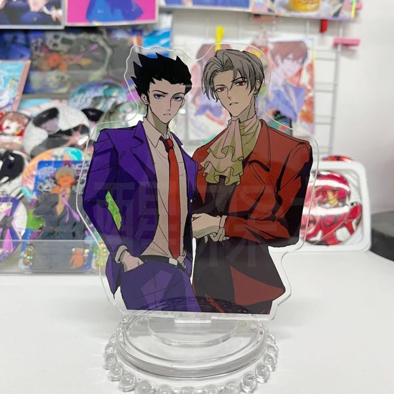 Аниме Miles Edgeworth Ace Attorney Phoenix Wright акриловый брелок для косплея подставка фигурка
