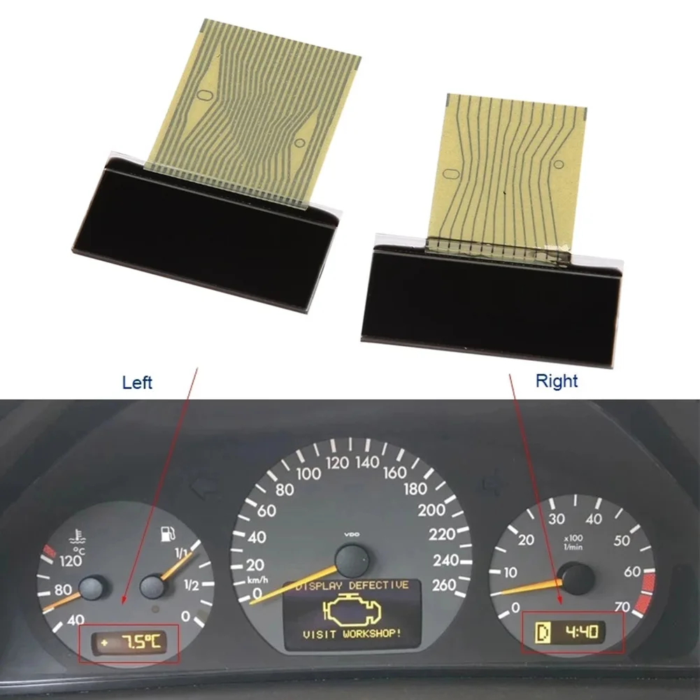 

Автомобильный левый и правый ЖК-экран, дисплей для приборной панели, ЖК-дисплей для Mercedes E-Class W210 W208 R170 W20