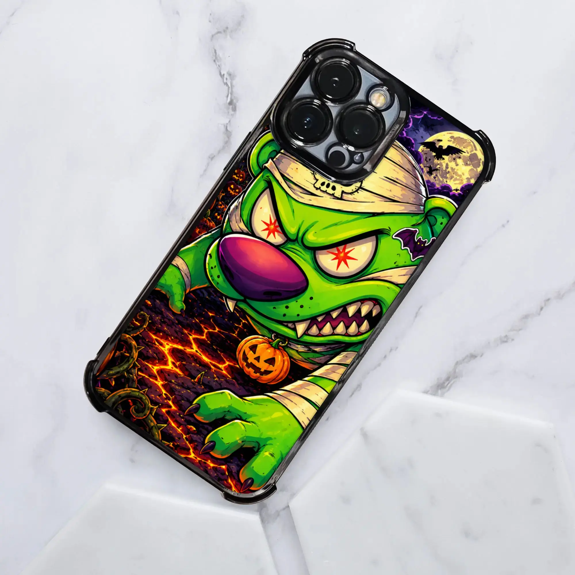 Чехол для телефона Green Cowardly Dog Snarl Reach с гальваническим покрытием для iPhone различных моделей (art.: 3920dbfbfbfbe) - 3920dbfbfbfbe