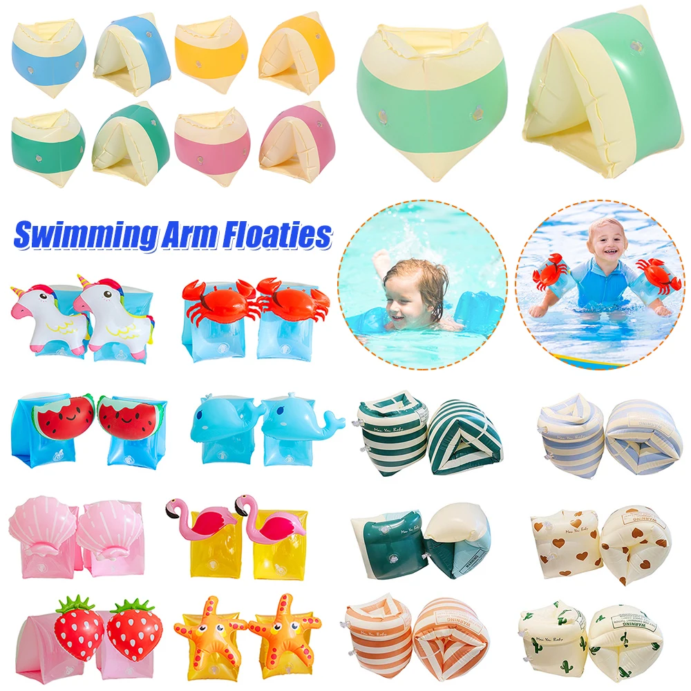 Надувные Кольца Для Плавания Детей Двойная Защитная Подушка Перчатки Материал