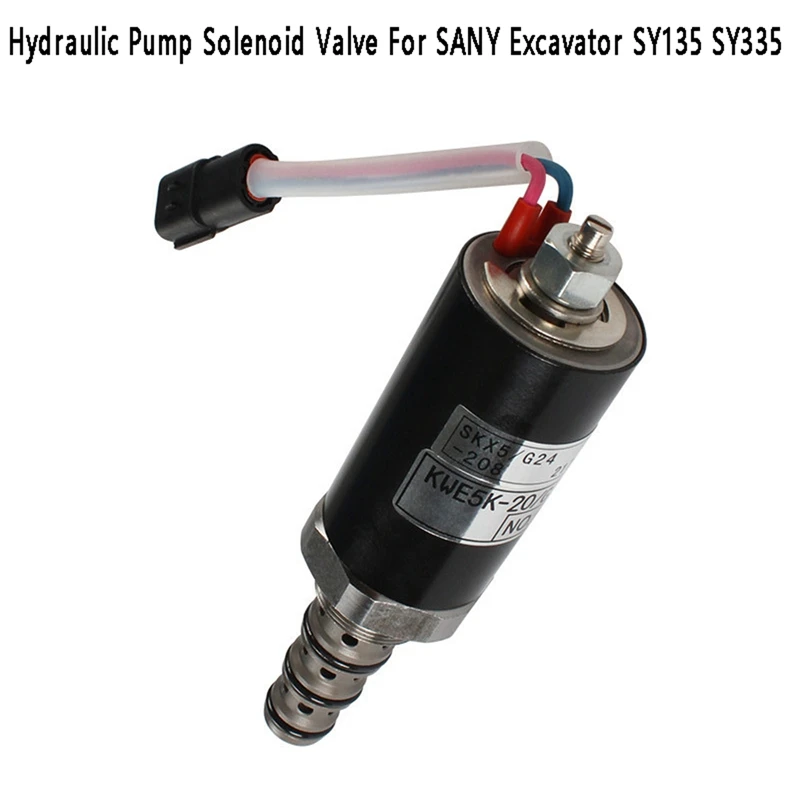

Hydraulic Pump Solenoid Valve Construction Machinery Digger Parts KWE5K-20/G24D07 SKX5 For SANY Excavator SY135 SY335