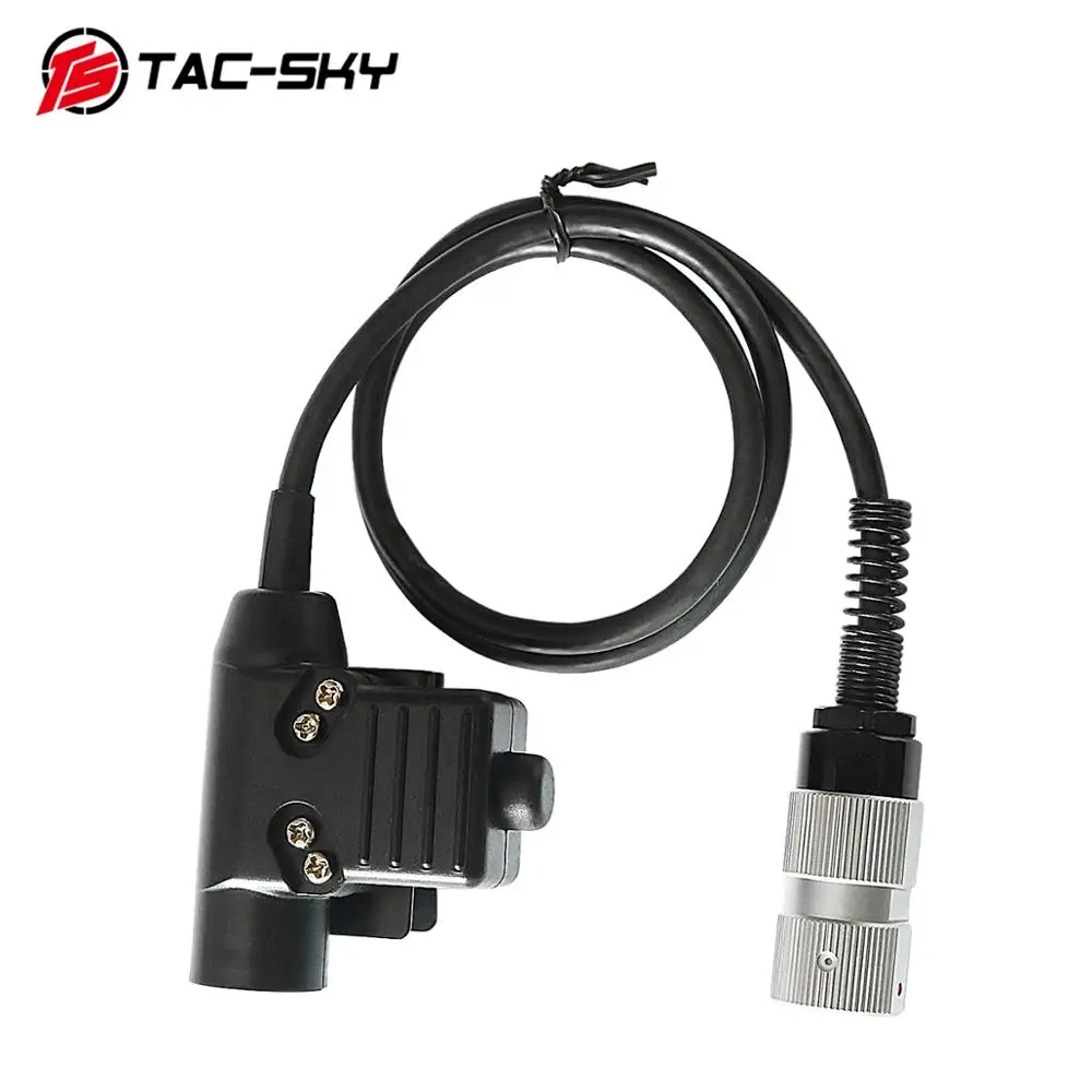 TS TAC-SKY PRC ptt 6pin u94 ptt and AN/PRC 148 152 152A virtual radio enclosure walkie talkie DIY connector U 283 U-283