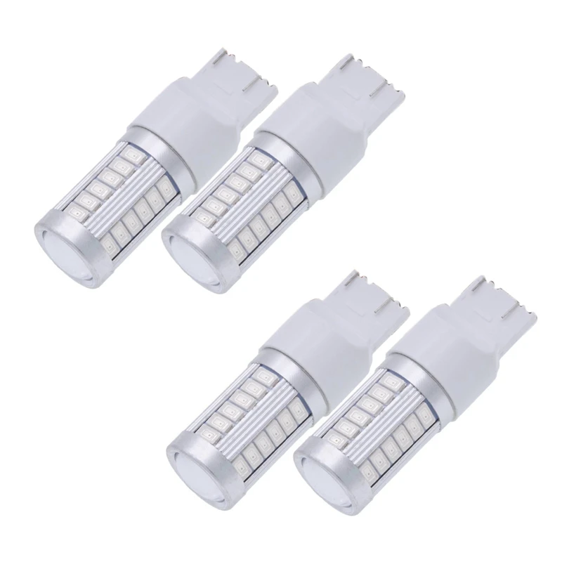 

7443, T20 LED Bulbs Red 900 Lumens Super Bright Turn Signals Brake Stop Parking Light Back Up Reverse Light(Pack of 6)