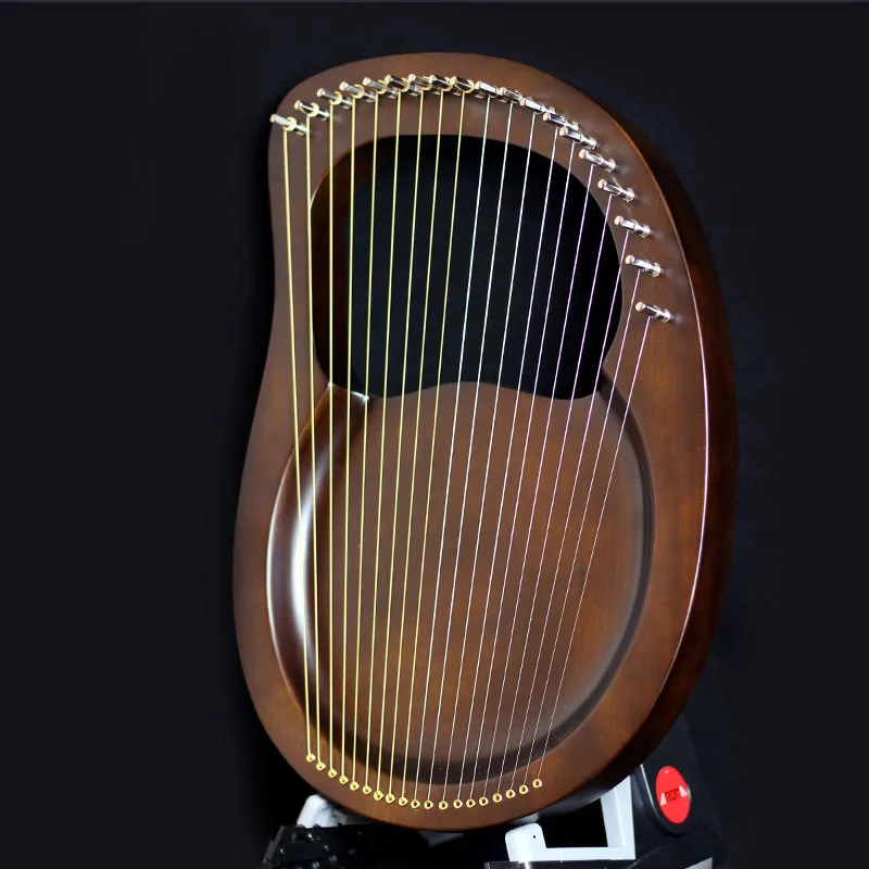 

Professional Musical Lyre Harp Wooden Traditional Mandolin Stand Liere Harp Chinese Miniature Origin Lira Music Tool OA50SQ
