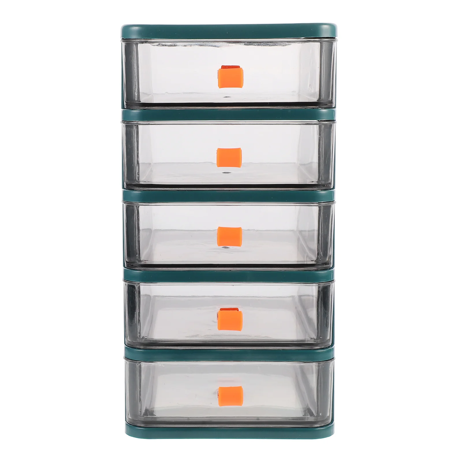 

Storage Drawer Organizer Box Desktop Drawers Cabinet Mini Desk Jewelry Layer Case Clear Transparent Units Sundries Containers