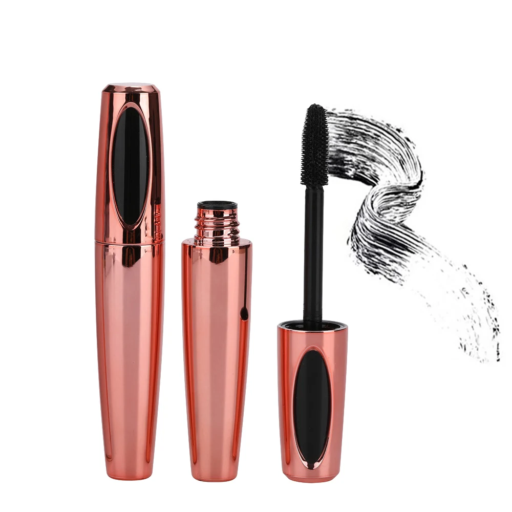 

4D Silicone Brush Head Mascara Lengthening Black Lash Eyelash Extension Beauty Makeup Long-wearing Private Label Custom Bulk