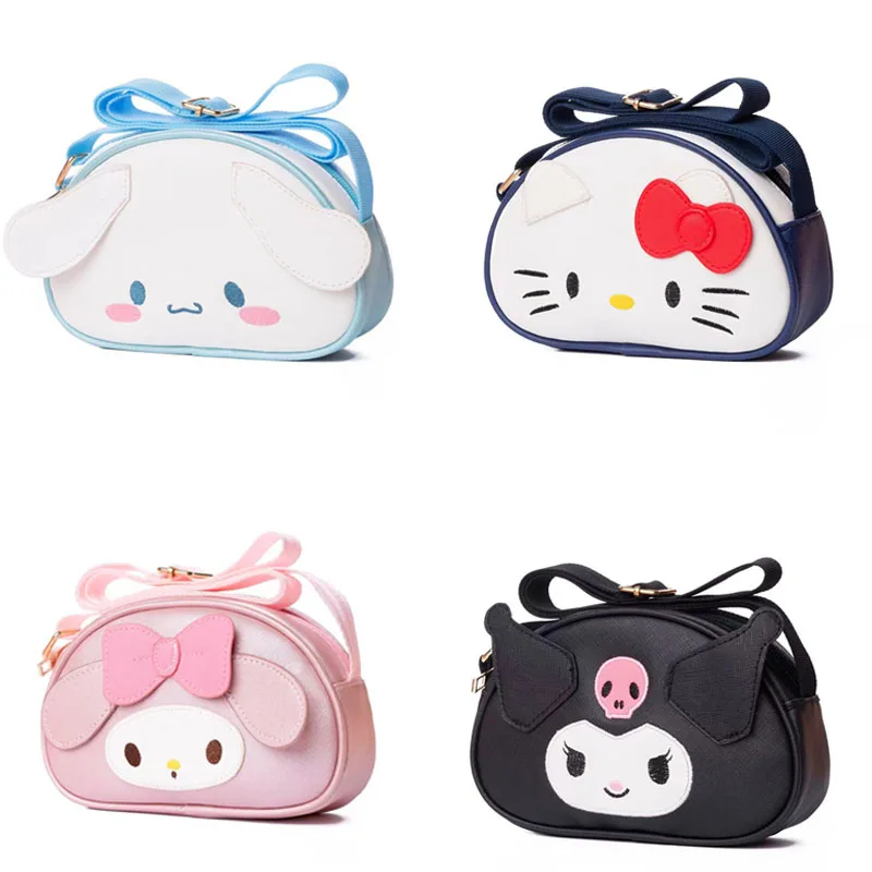 

Sanrios My Melody Kuromi Cinnamoroll Kittys Anime Kawaii One-Shoulder Cross-Body Bag Holds The Key Entrance Red Packet Bags