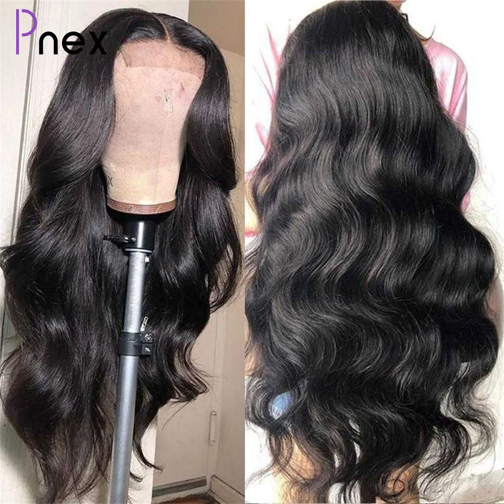 

Body Wave Human Hair Wigs 4x4 Lace Closure Wig Brazilian Remy Glueless Wavy Human Hair Wigs For Women Pre Plucked Natural Color