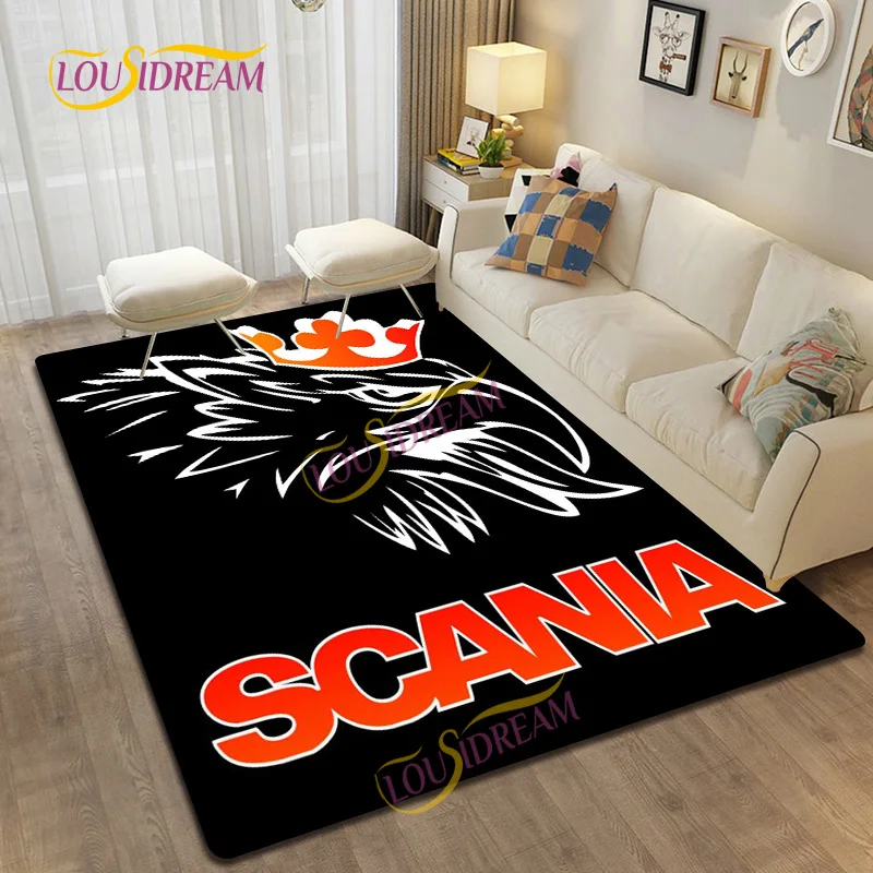 

Home Creative Decor Truck hobby Scania rugs Bedroom Soft Door Mat Living Room Computer chair area carpet.